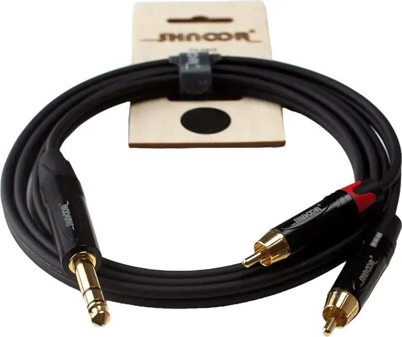 Кабель Shnoor JS2RCA-0.5m (0.5м)