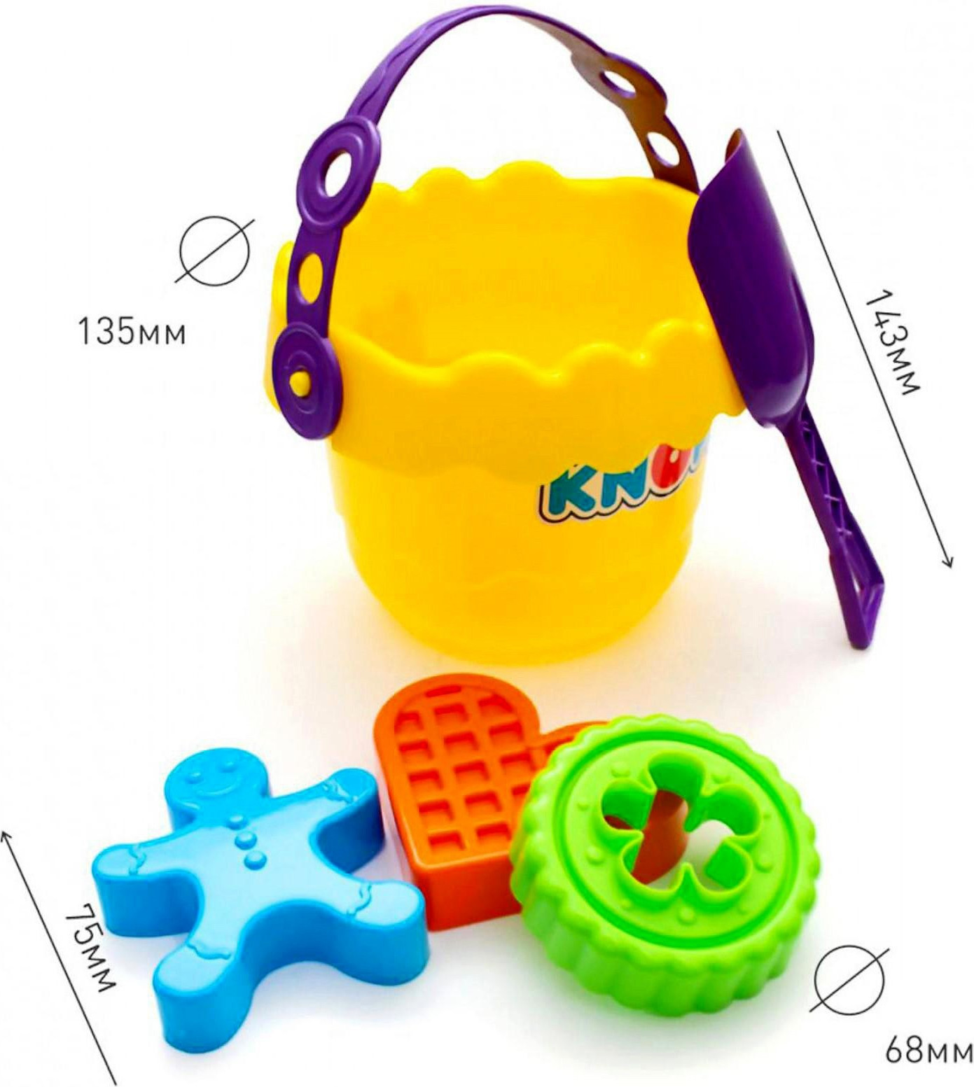 Набор игрушек для песочницы Knopa Коврижка / 6532866 — фото 3