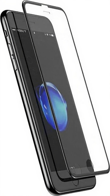 Защитное стекло для телефона Case 3D Rubber для iPhone 14 Plus (черный глянец) — фото 1