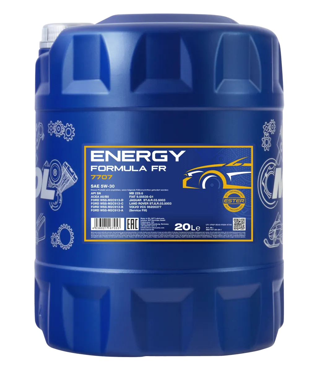 Моторное масло Mannol OEM 5W30 SN / MN7707-20 (20л)