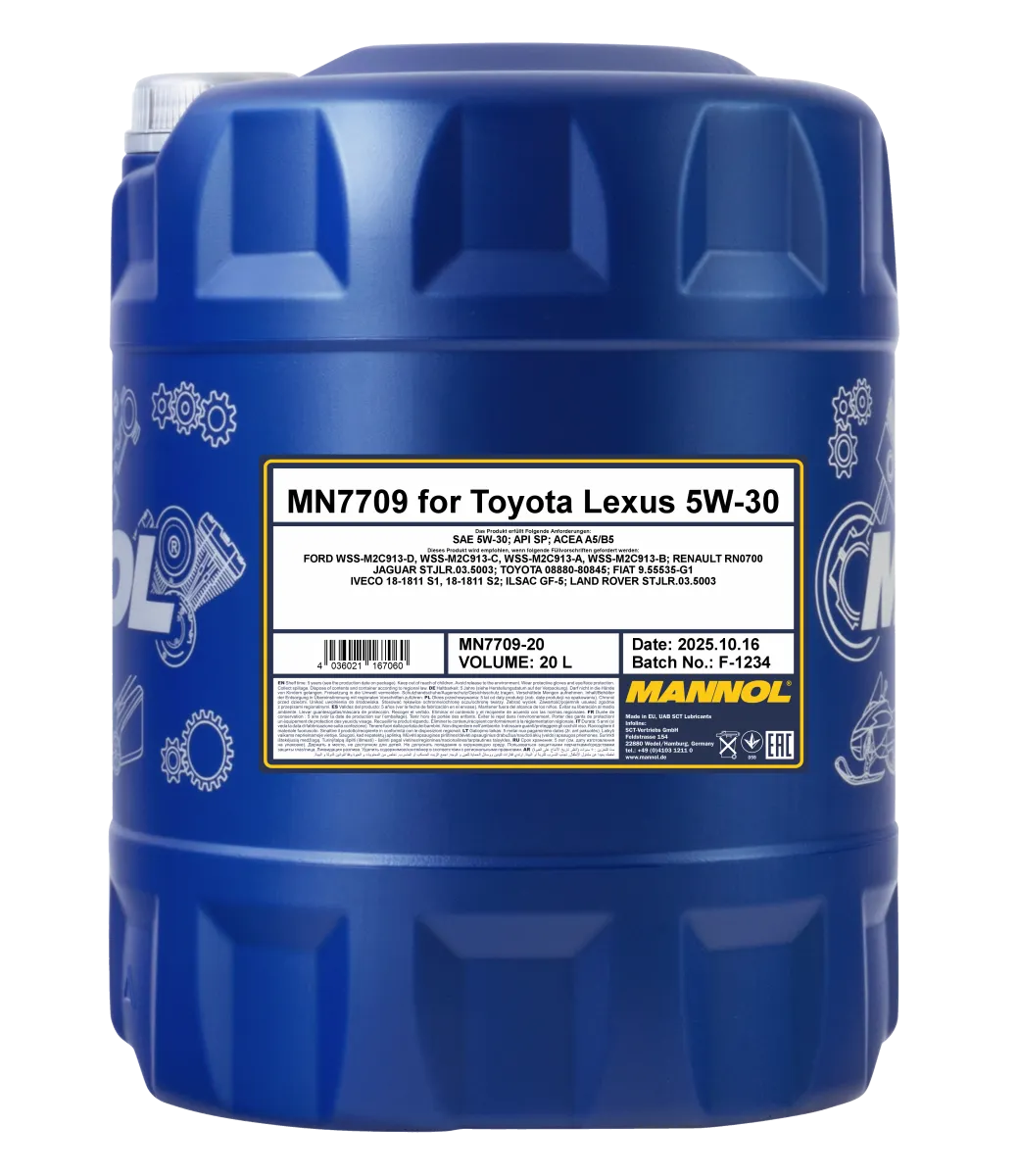 Моторное масло Mannol OEM 5W30 SM/CF / MN7709-20 (20л)
