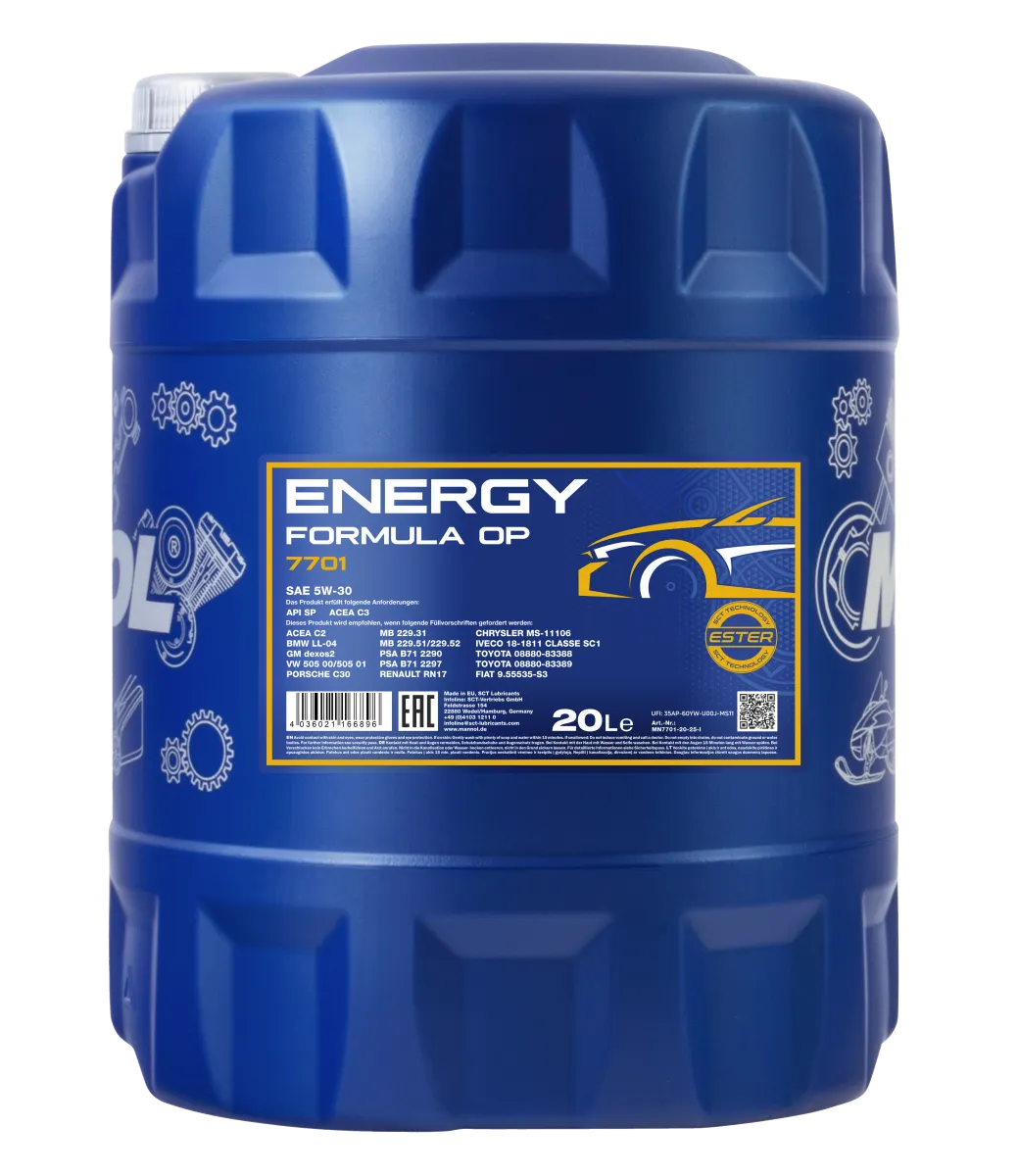 Моторное масло Mannol OEM 5W30 SN/SM/CF / MN7701-20 (20л)