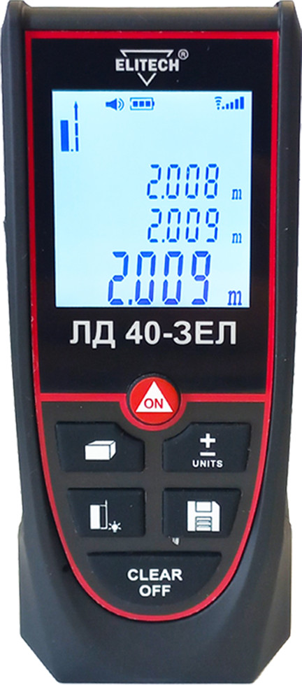 Лазерный дальномер Elitech ЛД 40-ЗЕЛ
