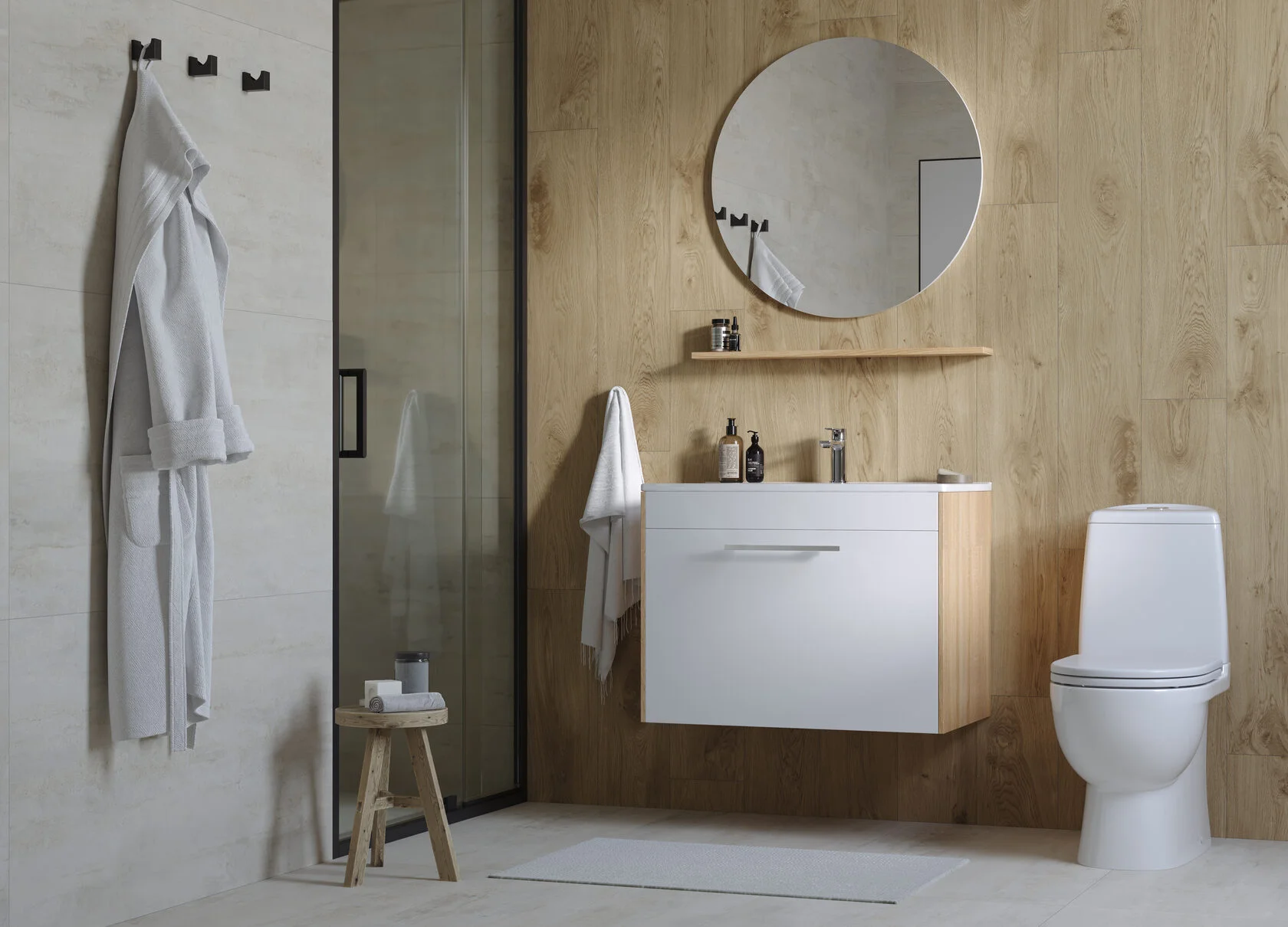 Умывальник Sanita Luxe Quadro 75 / QDR75SLWB01 — фото 6