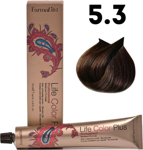 Крем-краска для волос Farmavita Life Color Plus 5.3 (100мл)