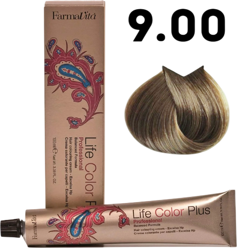 Крем-краска для волос Farmavita Life Color Plus 9.00 (100мл)