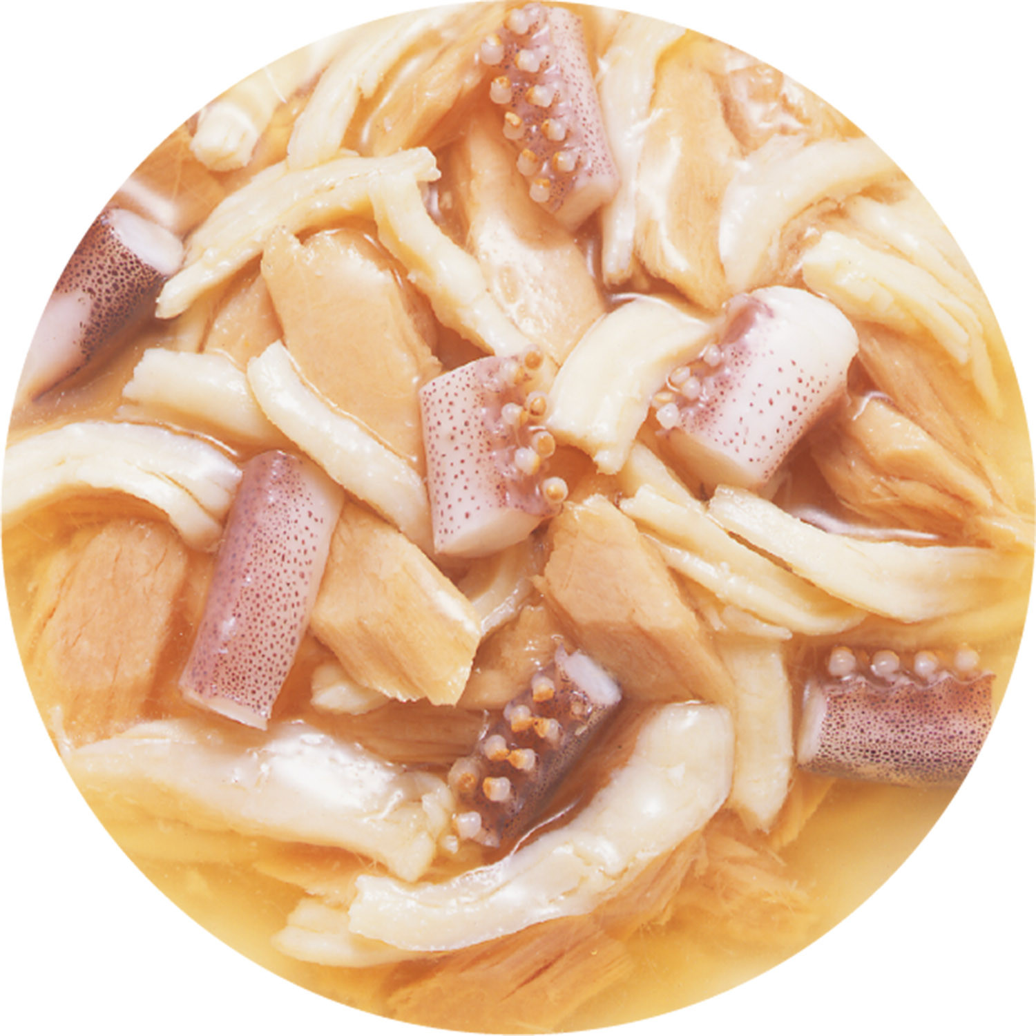 Влажный корм для кошек Inaba Toromi Филе курицы, тунец и кальмар в бульоне (80г) — фото 2