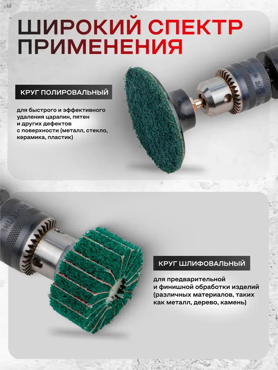 Пневмодрель Forsage F-SM-710 (с аксессуарами) — фото 6