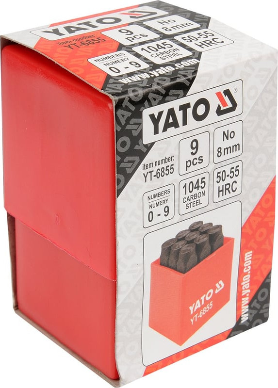 Набор клейм Yato YT-6855 — фото 2