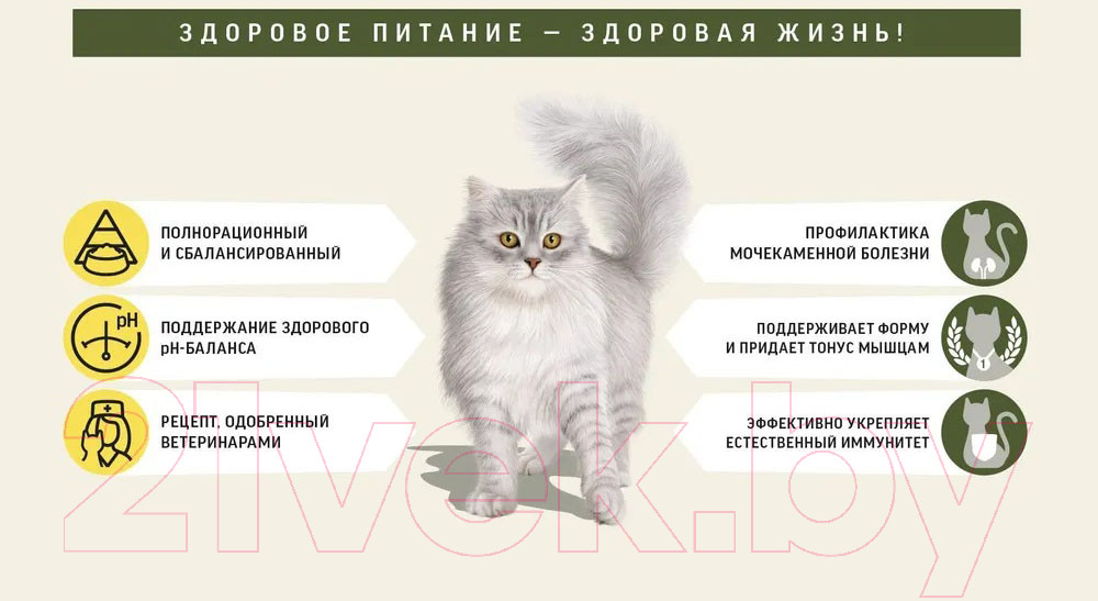 Сухой корм для кошек Деревенские лакомства Холистик Премьер Утка для стерилизованных (10кг) — фото 3