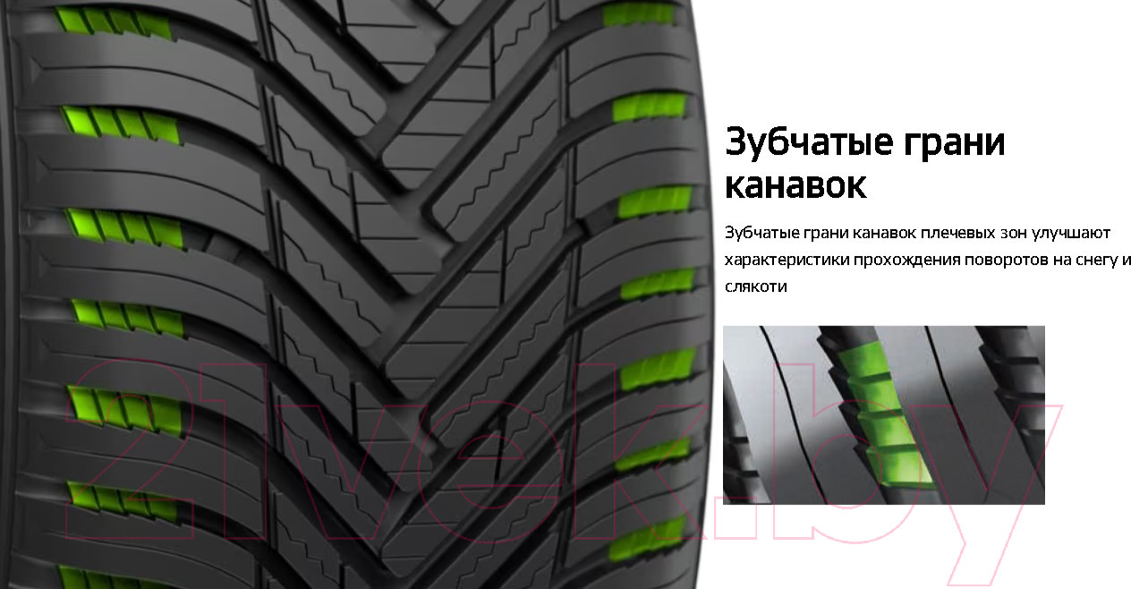 Летняя шина Hankook Kinergy 4S2 H750 235/35R19 91Y — фото 5