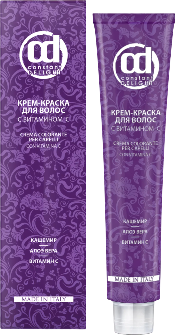 Крем-краска для волос Constant Delight С витамином С 6/2 (60мл, темно-русый пепельный)