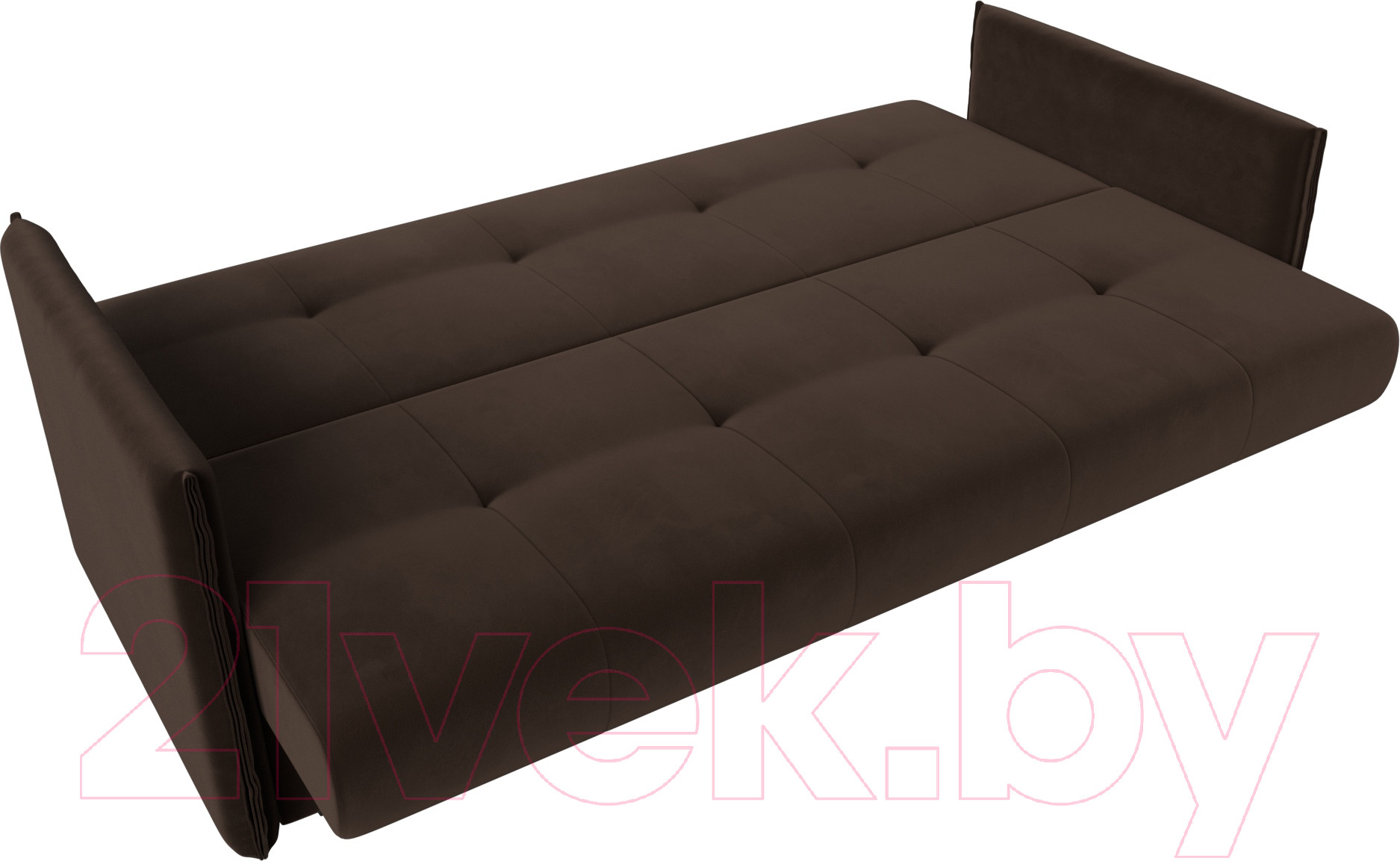 Диван Лига Диванов Лига-018 / 117862 (микровельвет коричневый) — фото 6