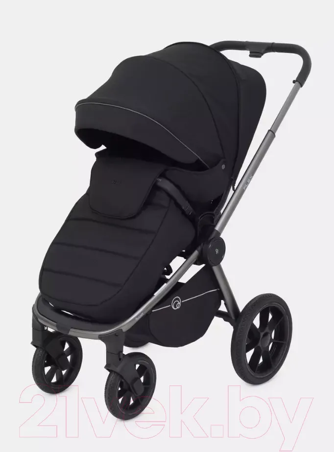Детская универсальная коляска Rant Flex Pro 3 в 1 2023 / RA075 (Black) — фото 9