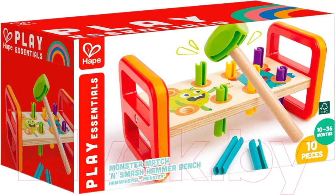 Развивающий игровой набор Hape Веселые монстрики / E0492_HP — фото 2