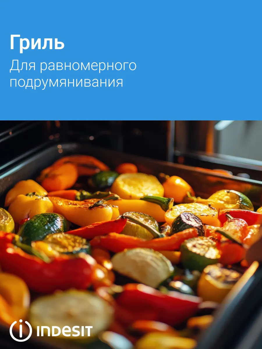 Электрический духовой шкаф Indesit IFE 3644 BL — фото 9