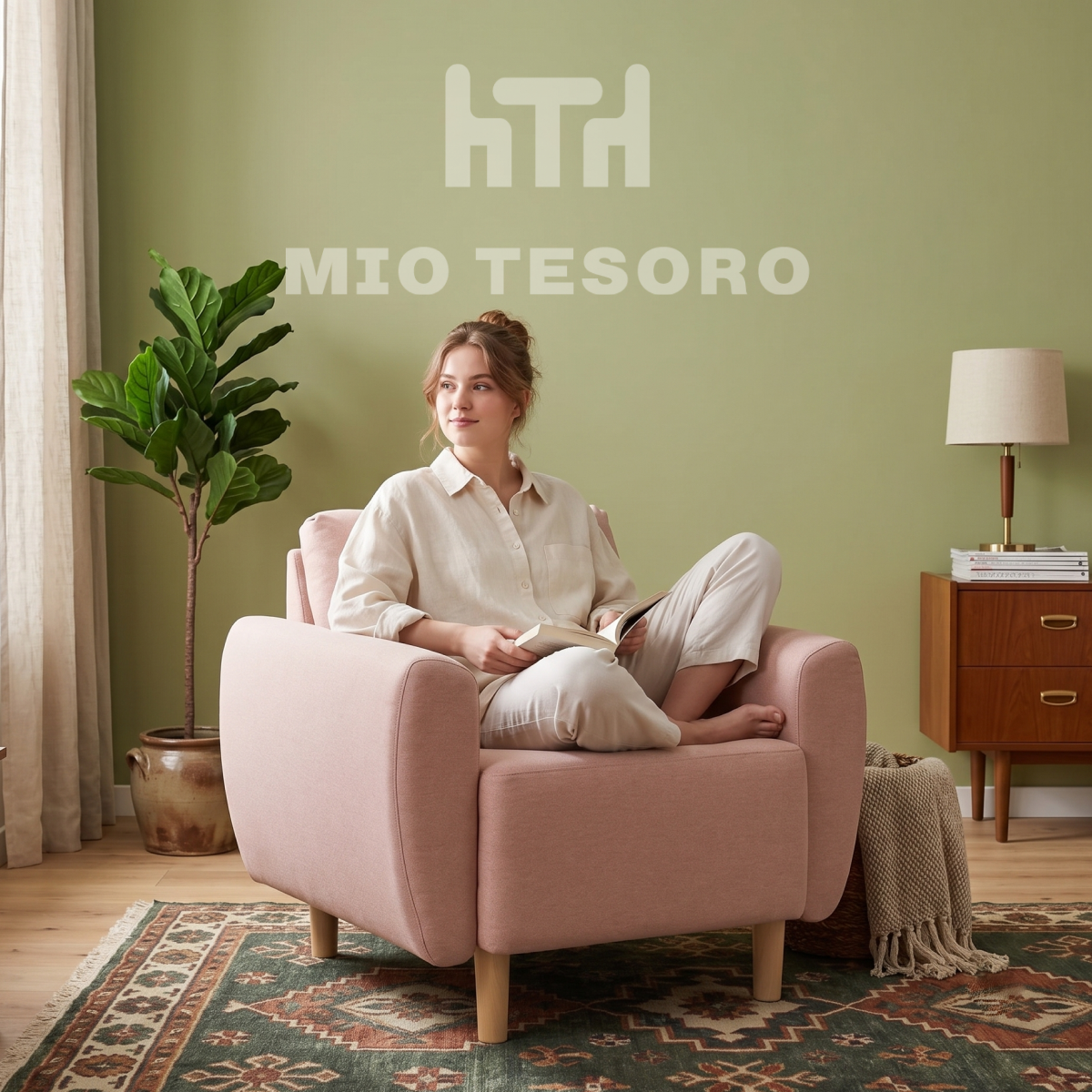 Кресло мягкое Mio Tesoro Тулисия (Flamingo) — фото 4