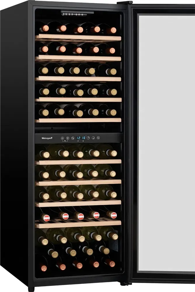 Винный шкаф Weissgauff WWC-77 DB DualZone — фото 3
