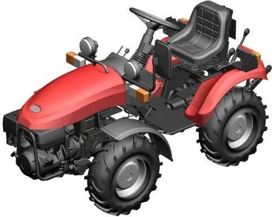 Минитрактор бензиновый МТЗ Беларус 152 (Lifan 15л.с.) — фото 3