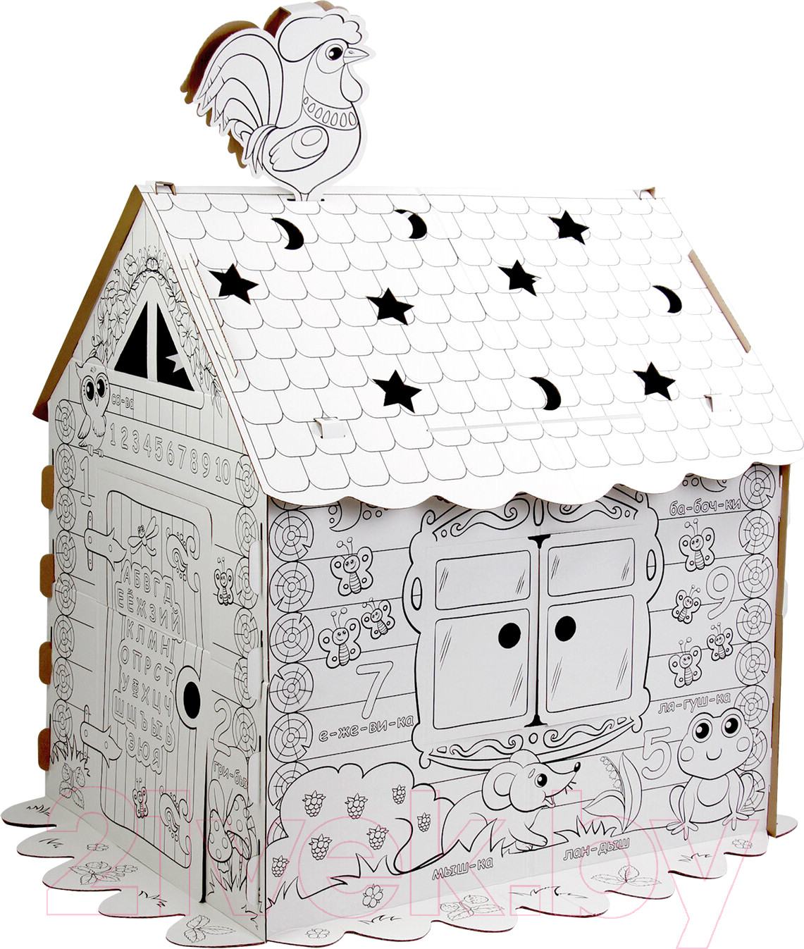 Детский игровой домик Brauberg Kids. Раскраска. Сказочный / 880364 — фото 6
