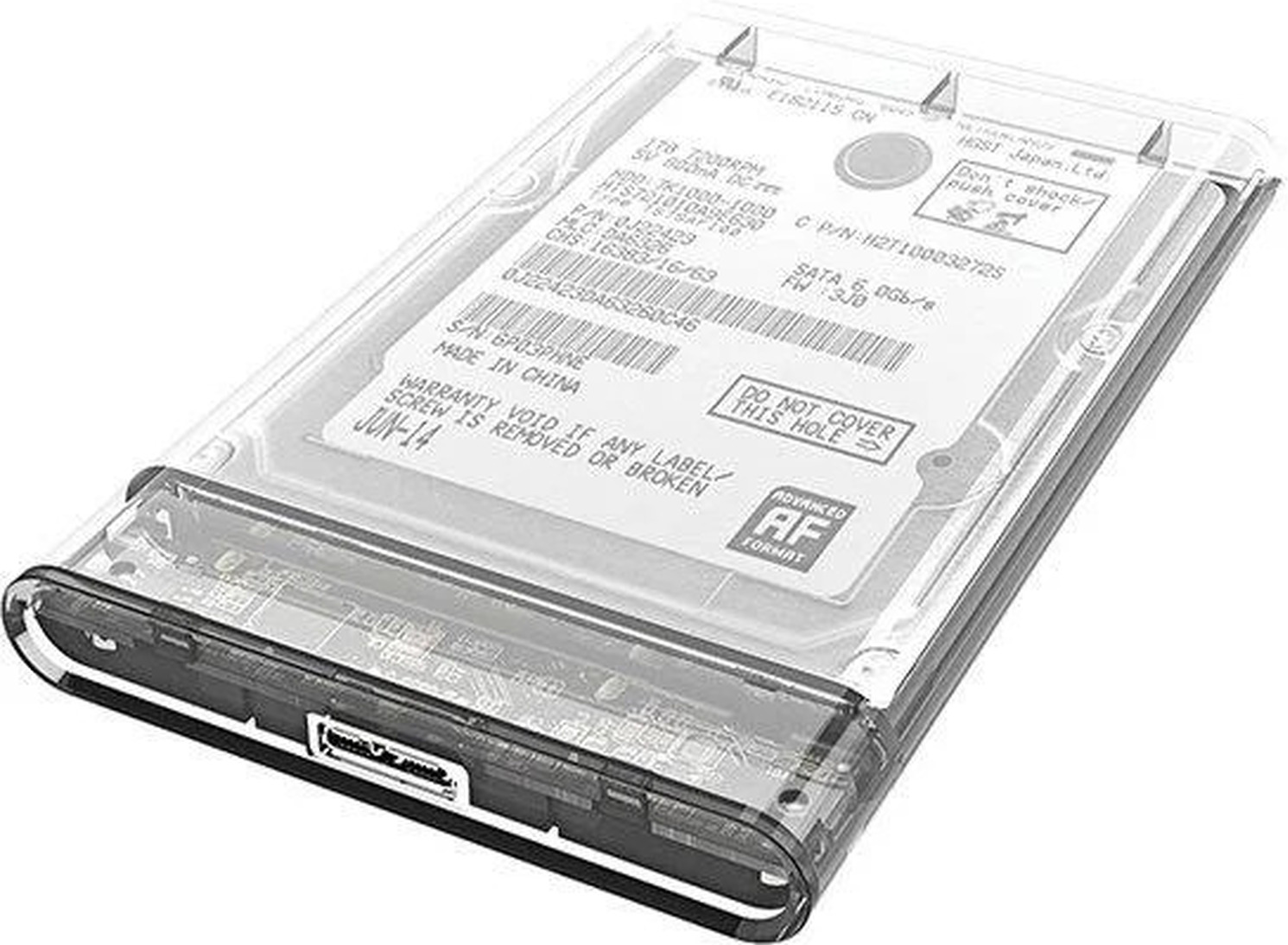 Бокс для жесткого диска Netac WH11 USB3.0 + кабель USB A - B (NT07WH11-30B0) — фото 5
