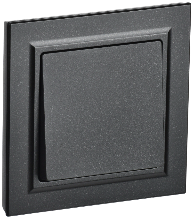 Выключатель IEK Brite BR-V10-0-10-K02-F (черный) — фото 2
