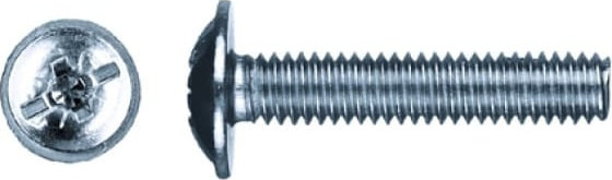 Винт Starfix Мебельный М6x70 DIN 967 / SMP2-68931-40 (40шт, оцинкованный)