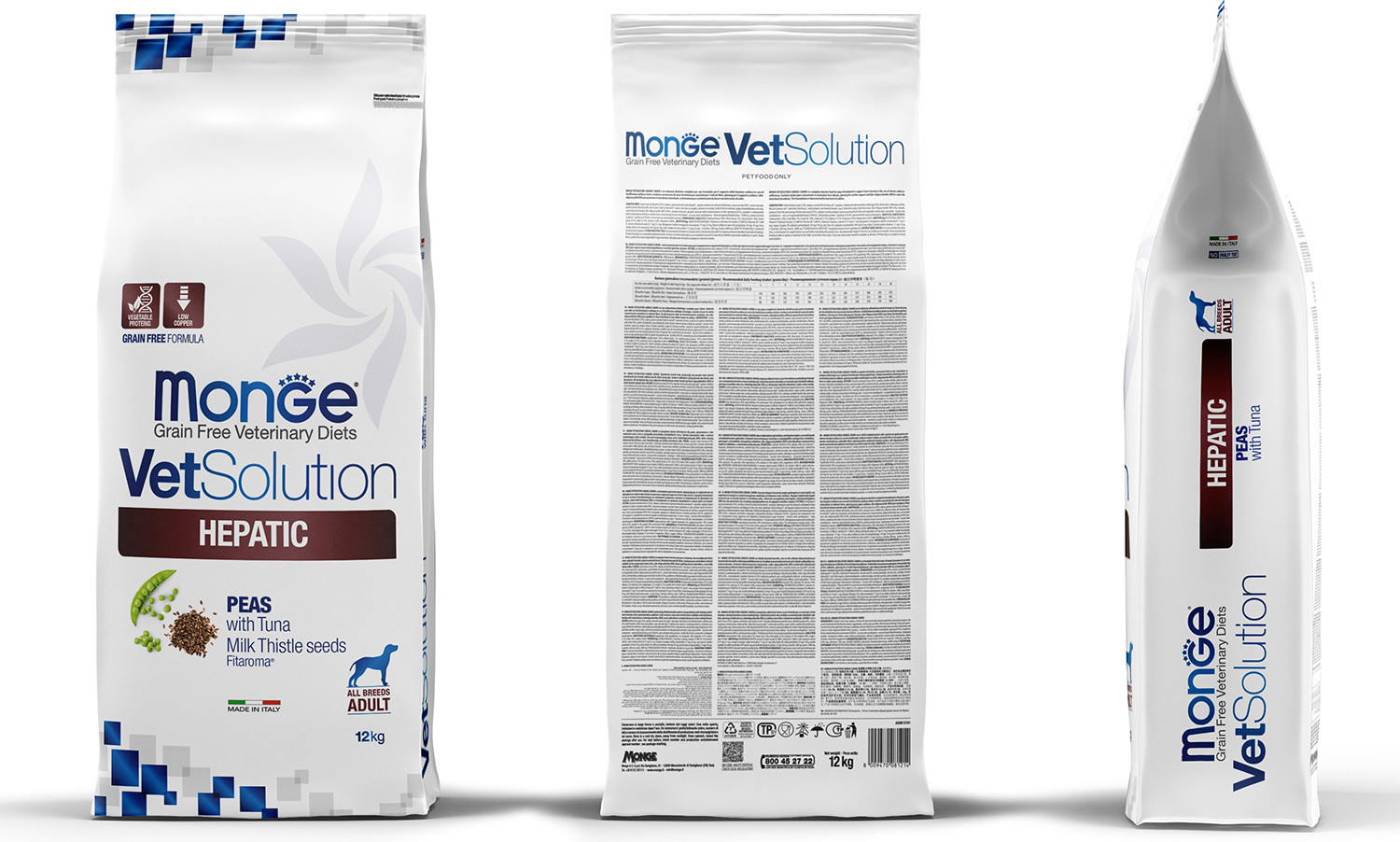 Сухой ветеринарный корм для собак Monge Vet Solution Hepatic (12кг) — фото 5