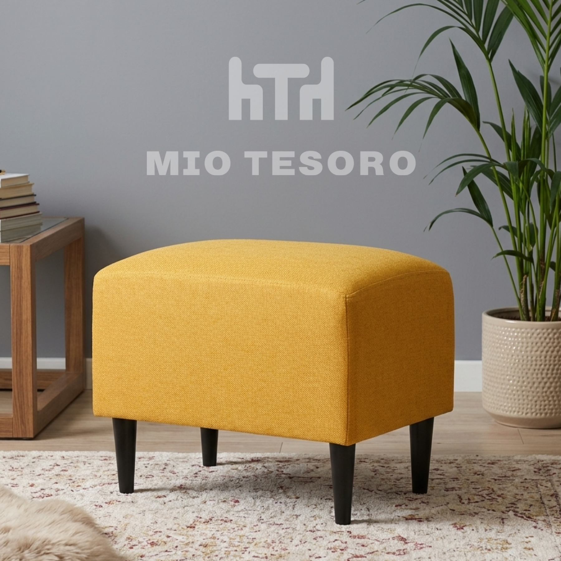 Пуф Mio Tesoro Тайвас (Twist 10 желто-оранжевый) — фото 3
