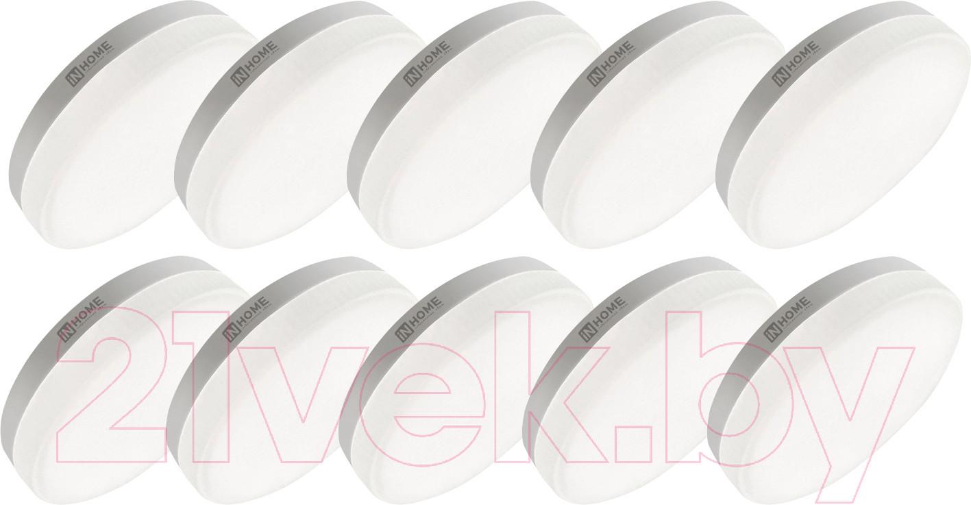 Лампа INhome LED-GX53-VC 15Вт 230В 6500К 1430Лм / 4690612048017 (10шт)