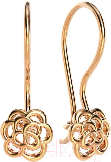 Серьги из розового золота ZORKA 300113А