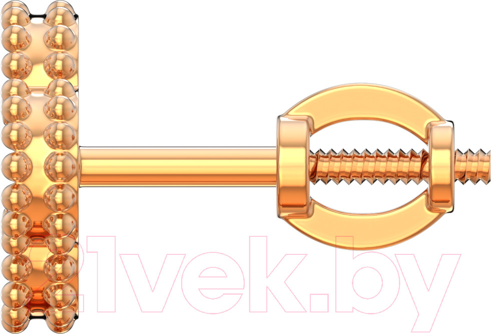 Серьги из комбинированного золота ZORKA 3D00160.14K.B (с бриллиантами) — фото 2