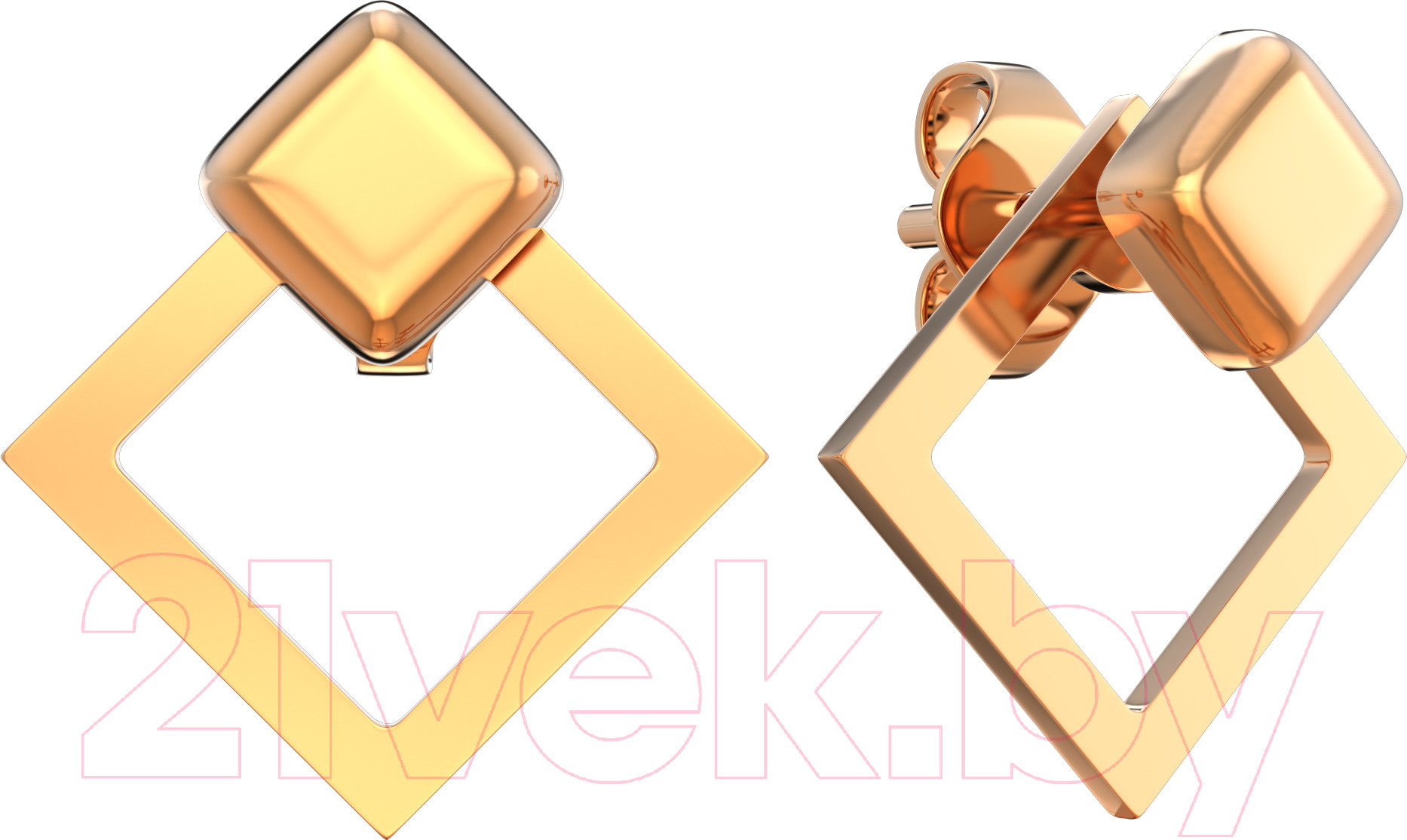 Серьги из розового золота ZORKA 390079.14K.R