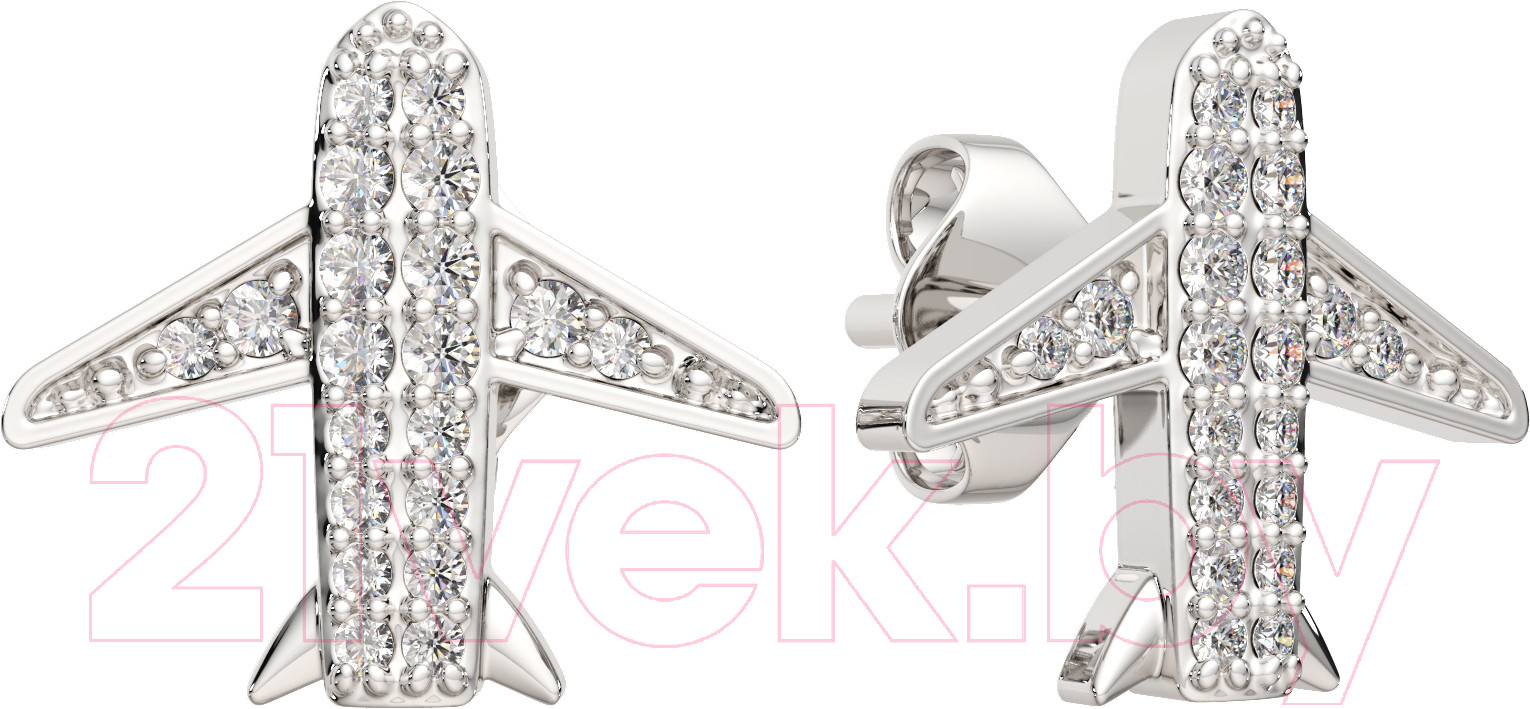 Серьги из серебра ZORKA 03101095.ZZ (с фианитами)