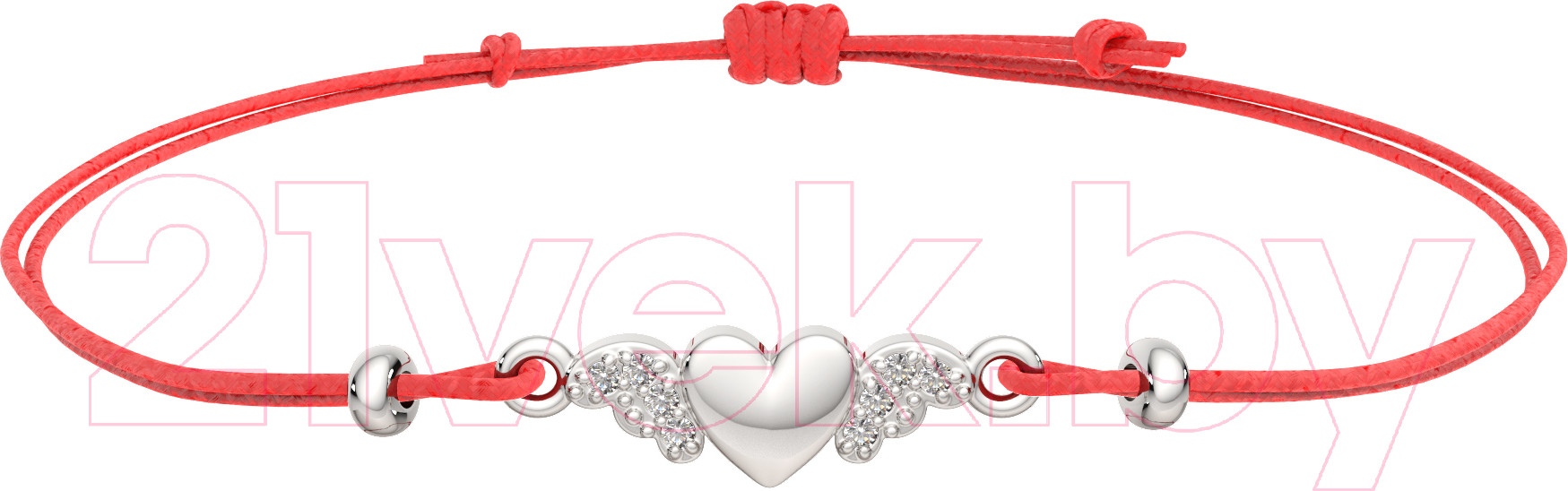 Браслет из серебра ZORKA 0670055.02.ZZ (18см, с фианитами)