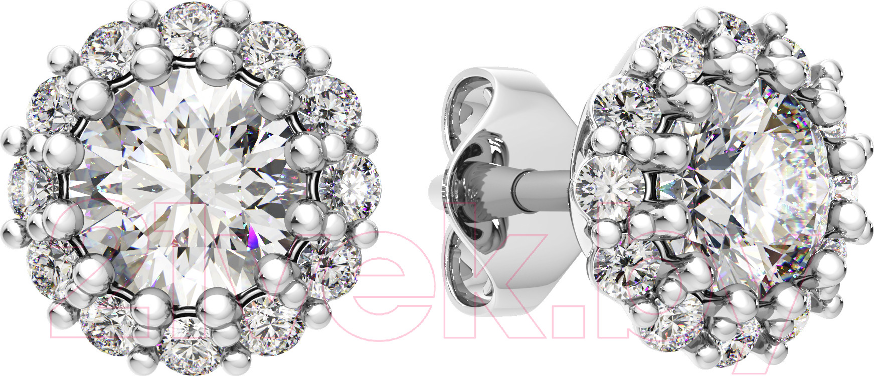 Серьги из серебра ZORKA 0310544 (с фианитами)