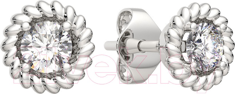 Серьги из серебра ZORKA 0310055 (с фианитами)