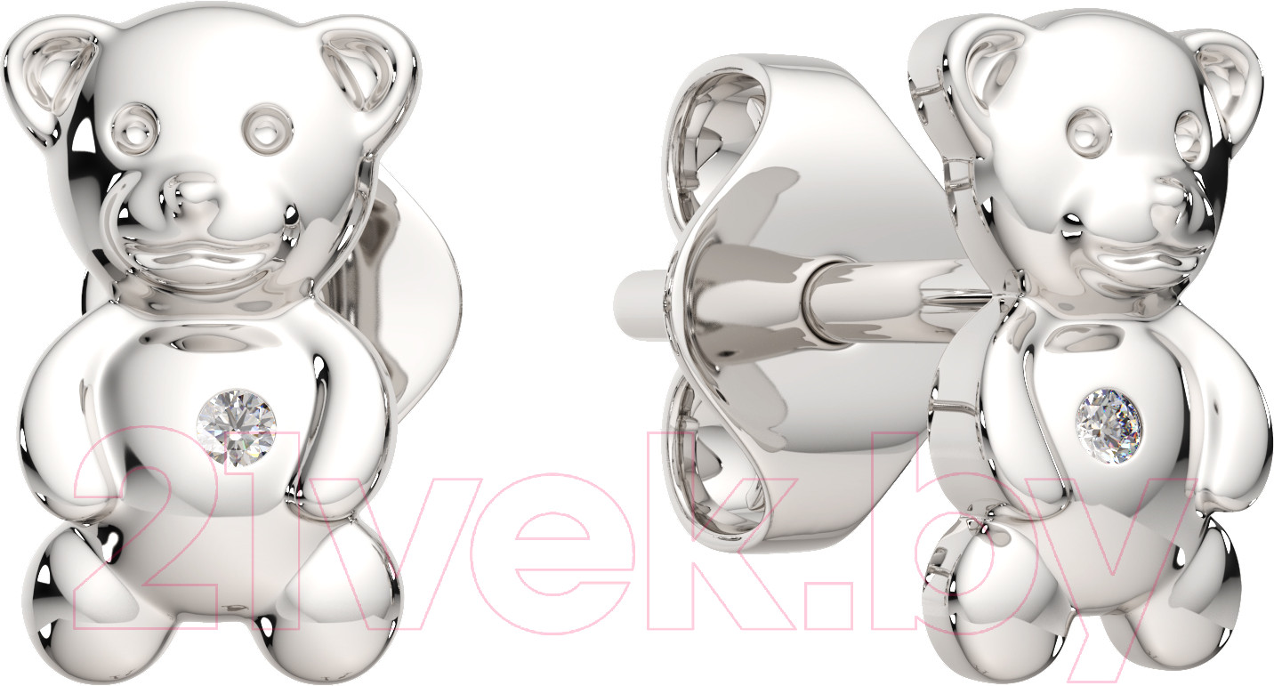 Серьги из серебра ZORKA 0310867 (с фианитами)
