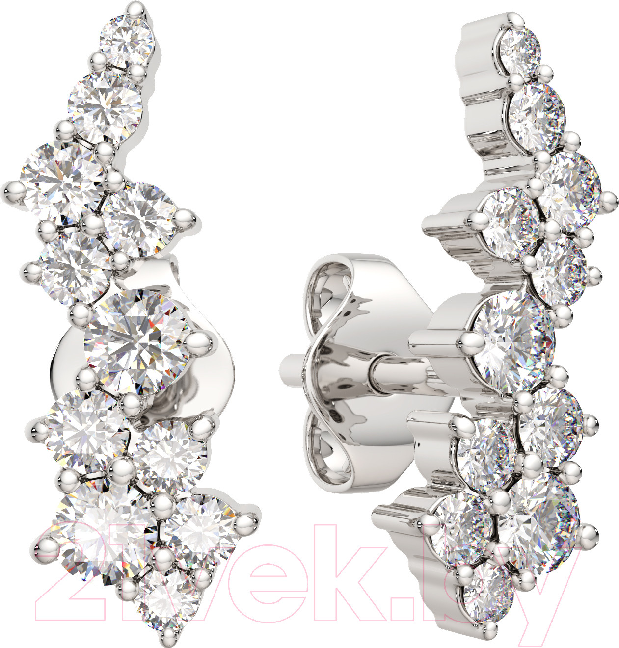 Серьги из серебра ZORKA 0310795.ZZ (с фианитами)