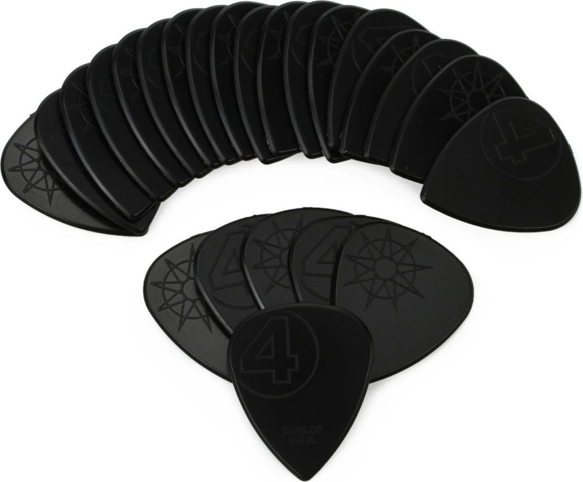 Набор медиаторов Dunlop Manufacturing 447RJR1.38 Jim Root Sig Nylon 24/BG — фото 1