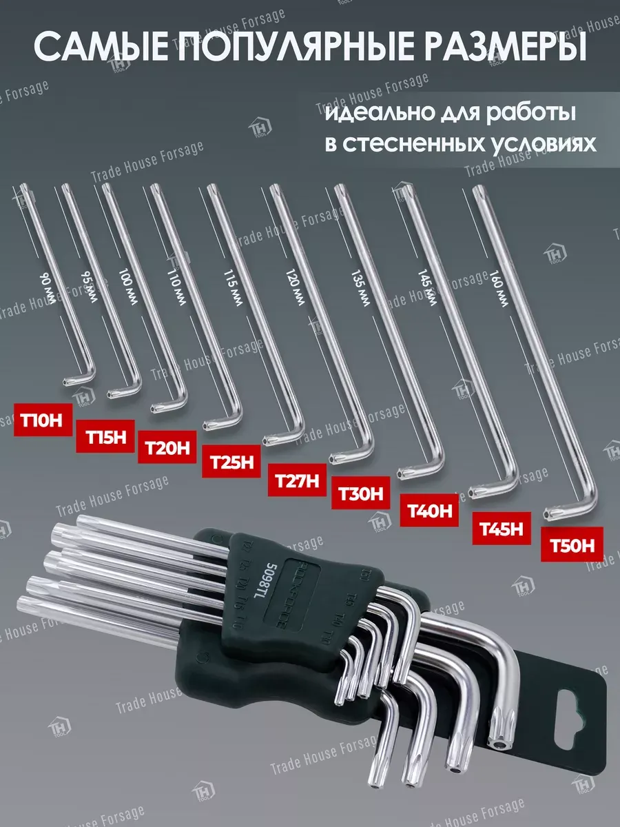Набор ключей RockForce RF-5098TL (5732) — фото 4