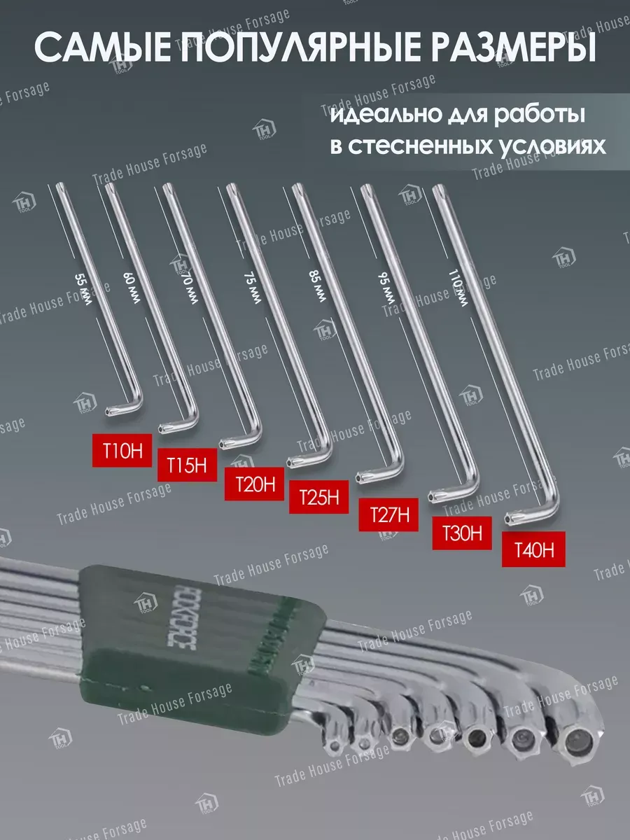 Набор ключей RockForce RF-5071T (5802) — фото 4
