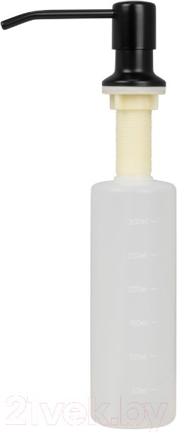 Мойка кухонная Arfeka Eco AR 50x50 + CL AR + DS AR (Black Decor PVD Nano, с дозатором и коландером) — фото 5