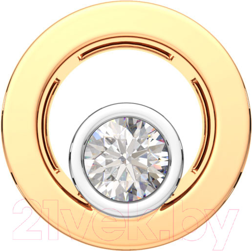 Подвеска из розового золота ZORKA 440274.14K.R (с фианитом)