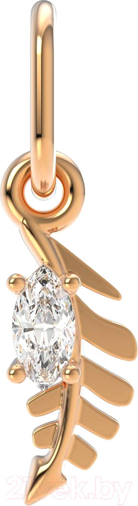 Подвеска из розового золота ZORKA 440289.14K.R (с фианитом)