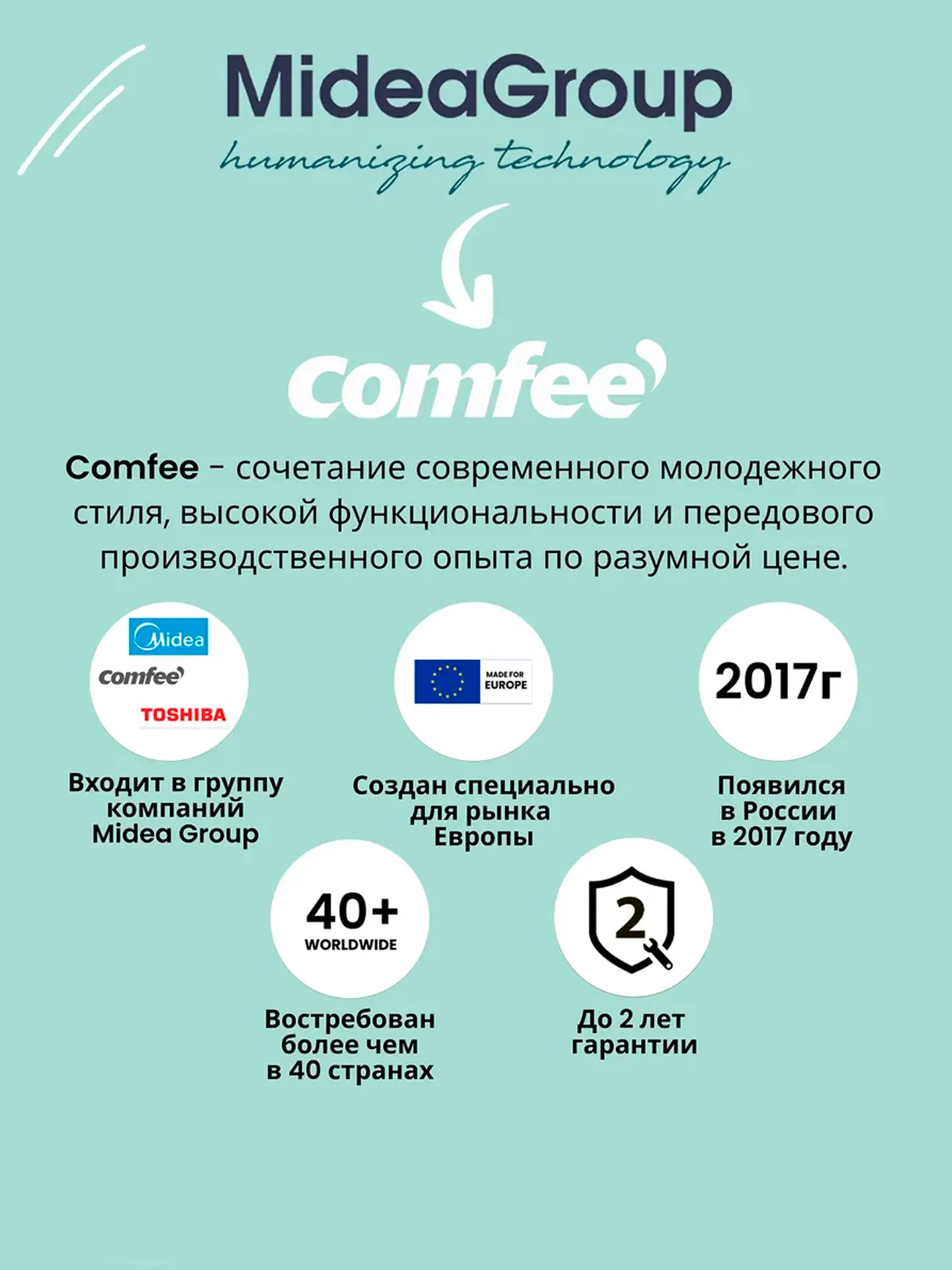 Ультразвуковой увлажнитель воздуха Comfee CH42WM — фото 9