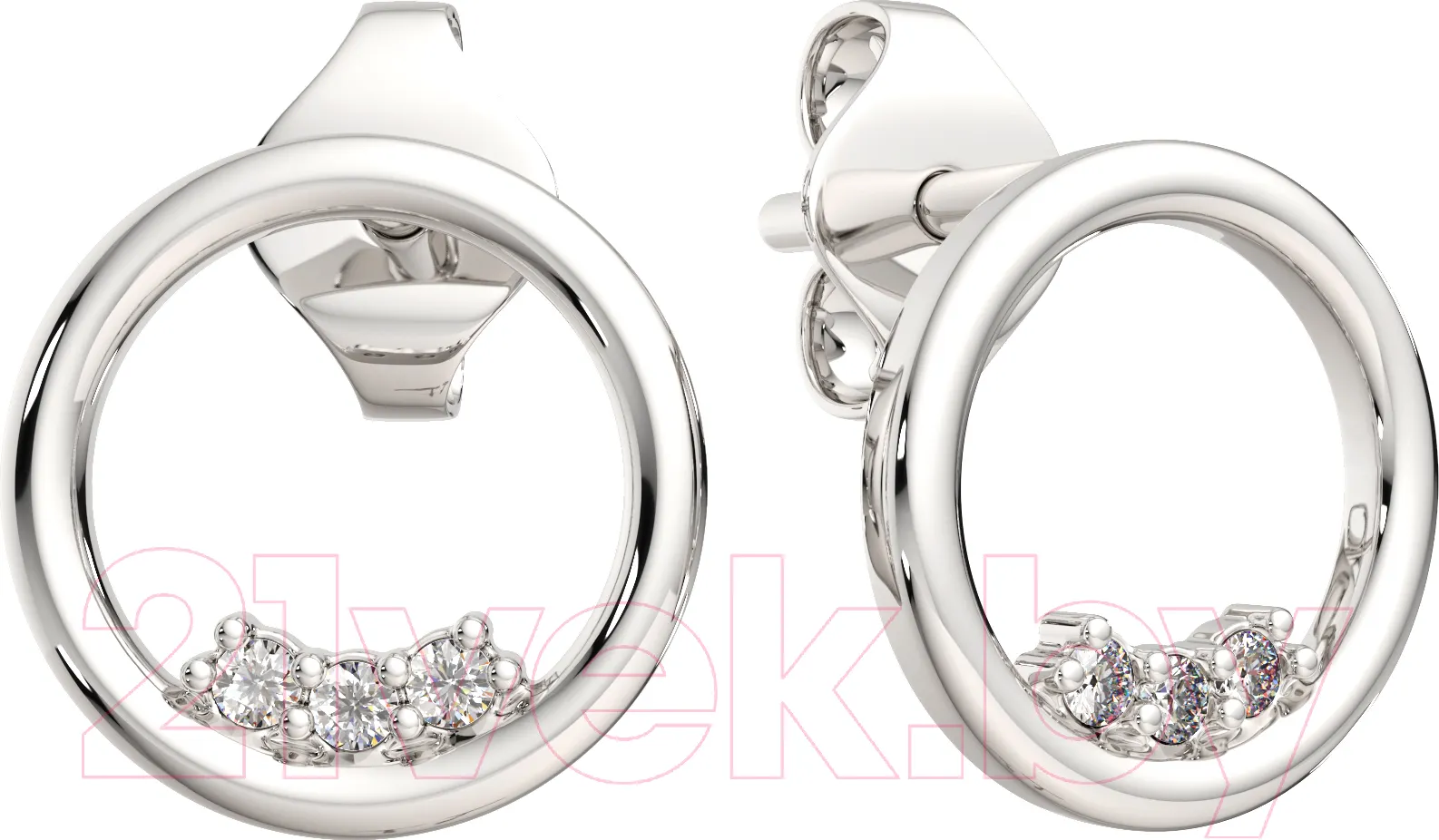 Серьги из серебра ZORKA 0310801.ZZ (с фианитами)