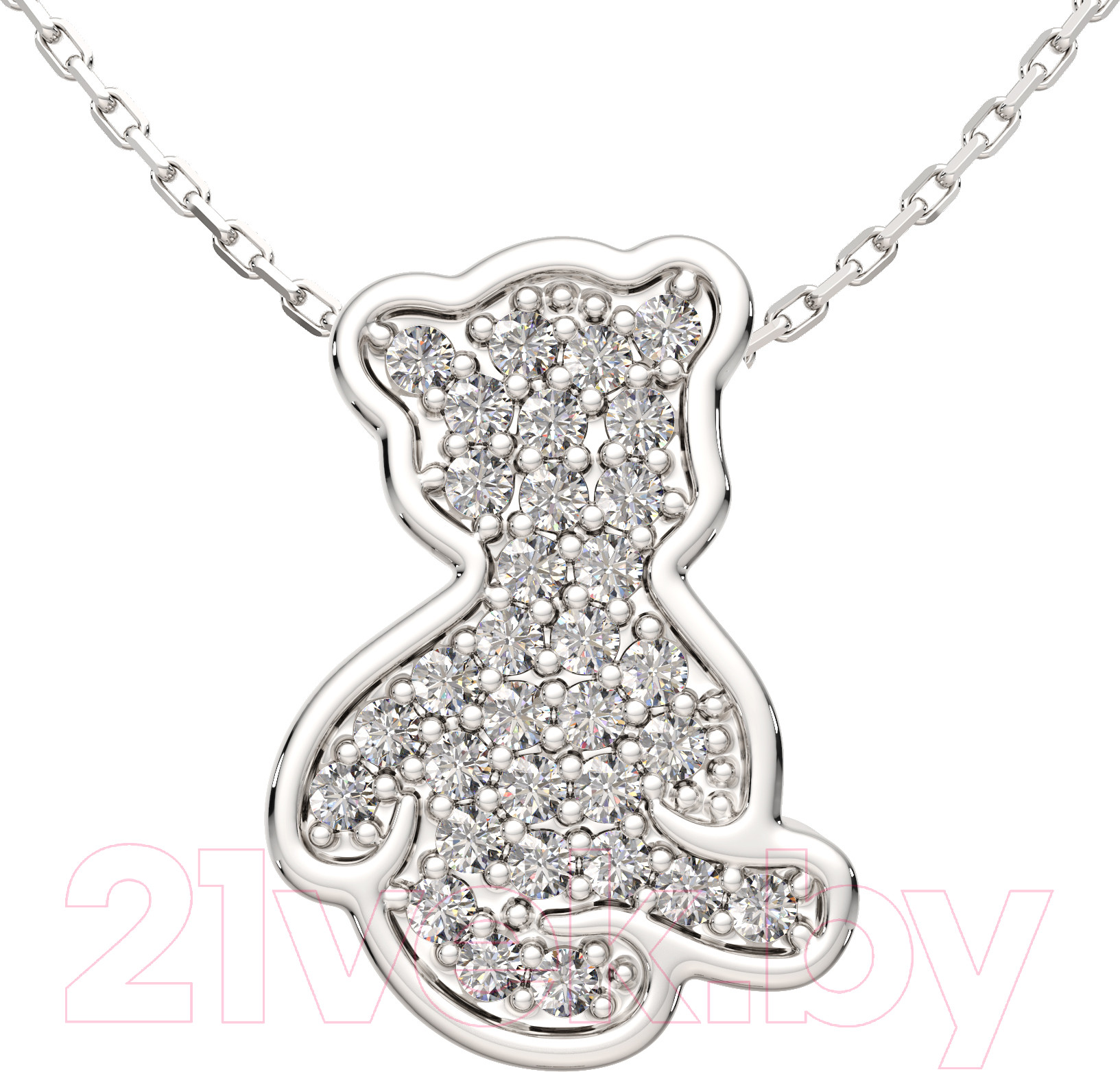 Колье из серебра ZORKA 0550080 (45см, с фианитами)
