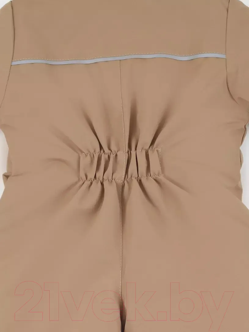 Комбинезон прогулочный детский Rant Fit / 145/10-74 (Latte Beige, р.74) — фото 6