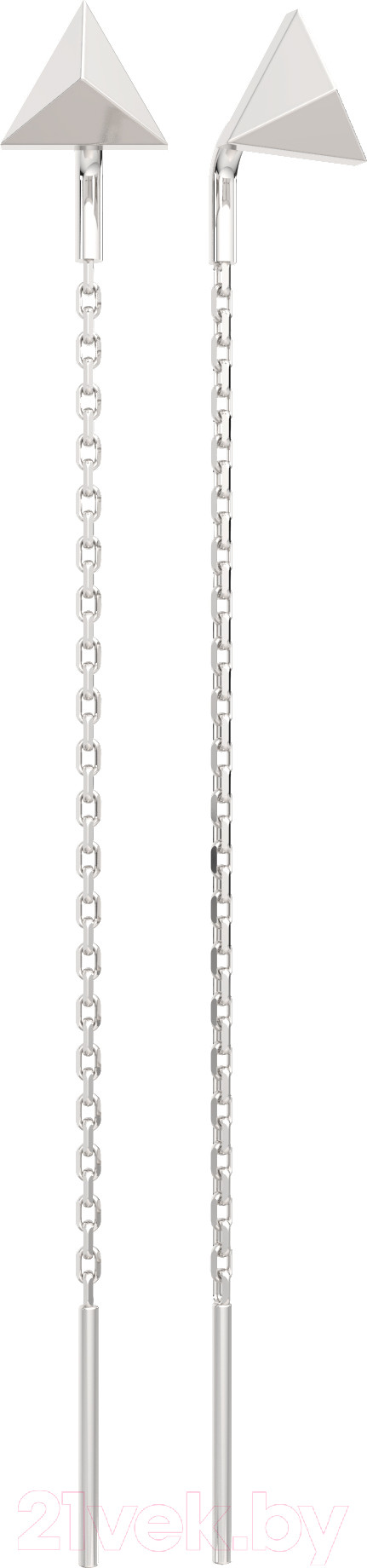 Серьги из серебра ZORKA 0300124